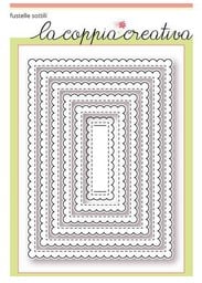 Fustella Sottile Rettangoli Smerlati F47