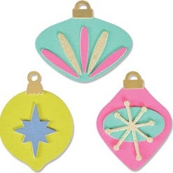 Fustella L Sizzix Palline di Natale 665964