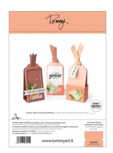 Fustella Sottile Tommy Tag Box