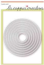 Fustella Sottile Cerchi Cuciti F19