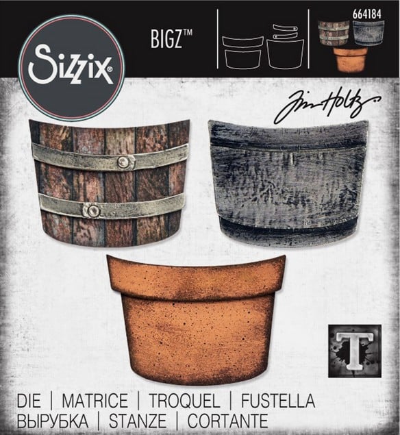 Fustella Sizzix Vasi Tim Holtz 664184