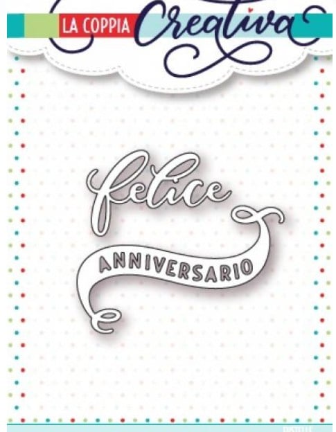 Fustella Sottile Felice Anniversario RI246