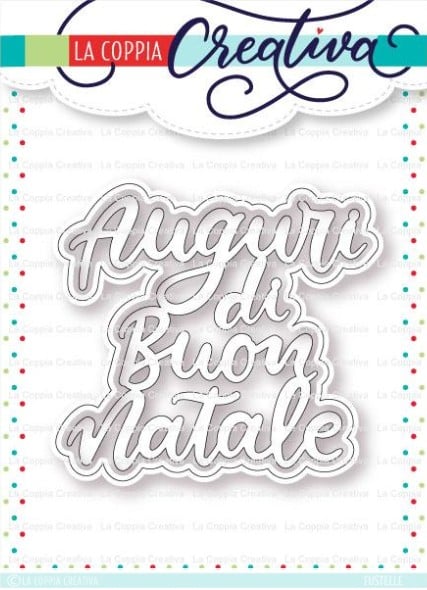 Fustella sottile Auguri di Buon Natale RI350