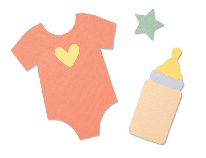 Fustella Sizzix Body e Biberon 664389