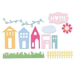 Fustella Sottile Sizzix Shadowbox Elements 665935