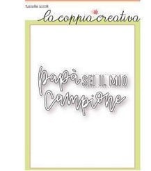 Fustella Sottile Papà Sei Il Mio Campione S38