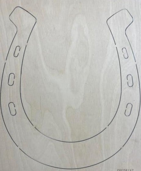 Fustella A4 Artigianale Ferro di Cavallo