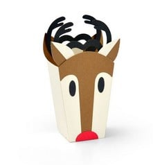 Fustella Sottile Sizzix Sacchetto Renna 663609