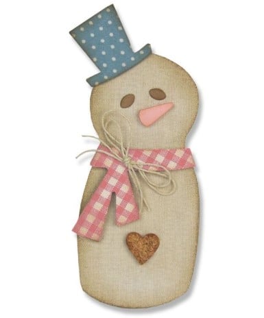 Fustella Sizzix Pupazzo di Neve 662584