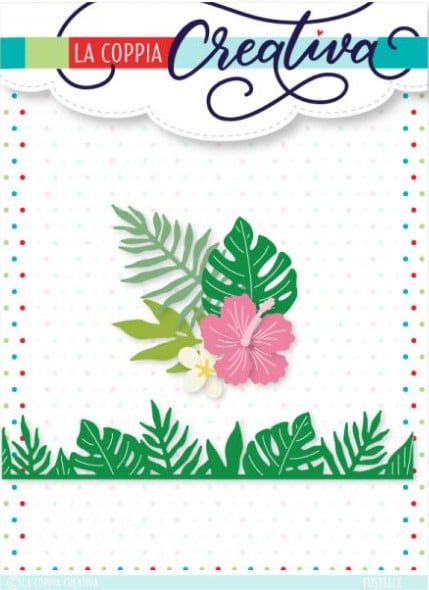 Fustella Sottile Foglie Tropicali RU457