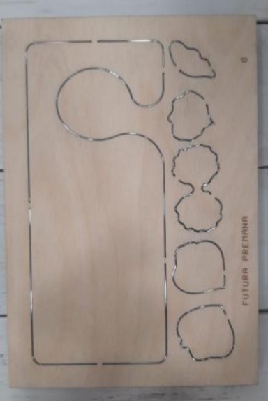 Fustella L Artigianale Do Not Disturb con Violette