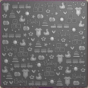 Embossing 3D Baby Things