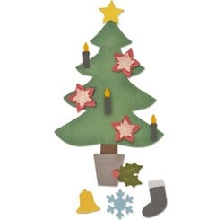 Fustella A4 Sizzix Albero di Natale 662969