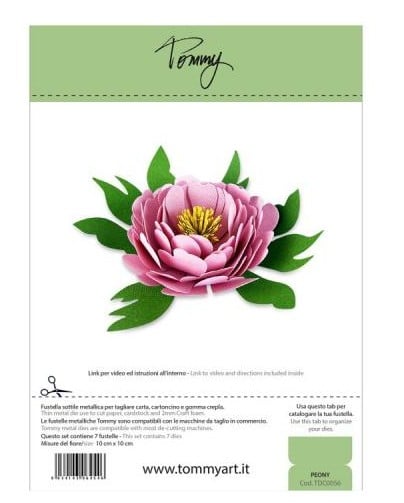 Fustella Sottile Tommy Peony