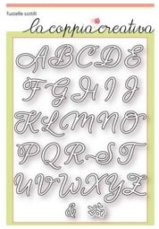 Fustella Sottile Alfabeto Corsivo Maiuscolo F38