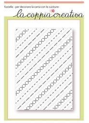 Fustella Sottile Sfondo Cucito F39