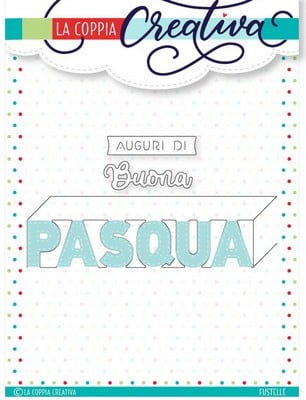 Fustella Sottile Buona Pasqua 3d RI447