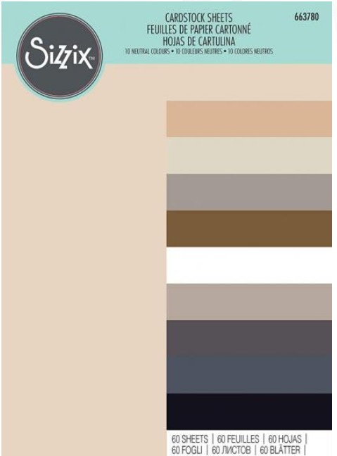 Cardstock Pack Carta Sizzix 663780