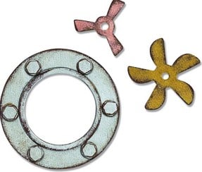 Fustella Sizzix Ingranaggi Tim Holtz 664185