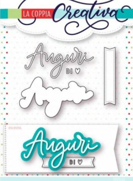 Fustella sottile Auguri RI270