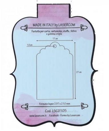 Fustella A4 Artigianale Tag
