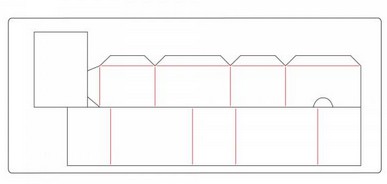 Fustella XL Sizzix Scatola Cassetto 663633