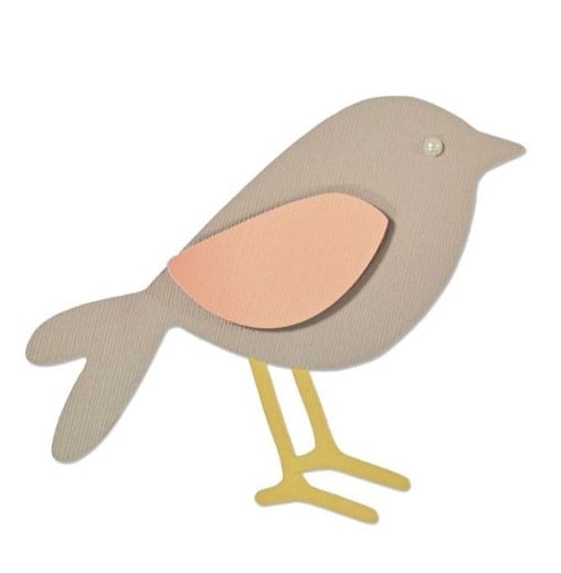 Fustella Sizzix Uccellino 660873