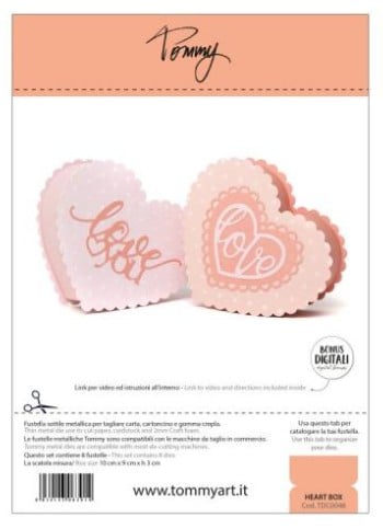 Fustella Sottile Tommy Heart box