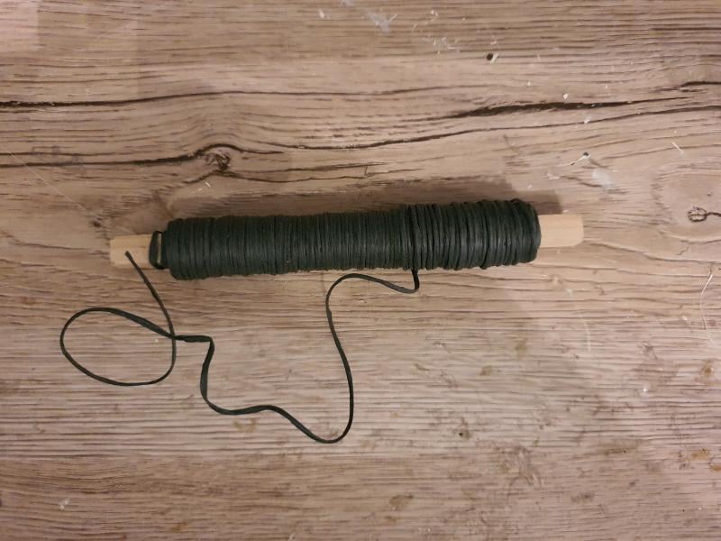 Filo ferro ricoperto verde scuro