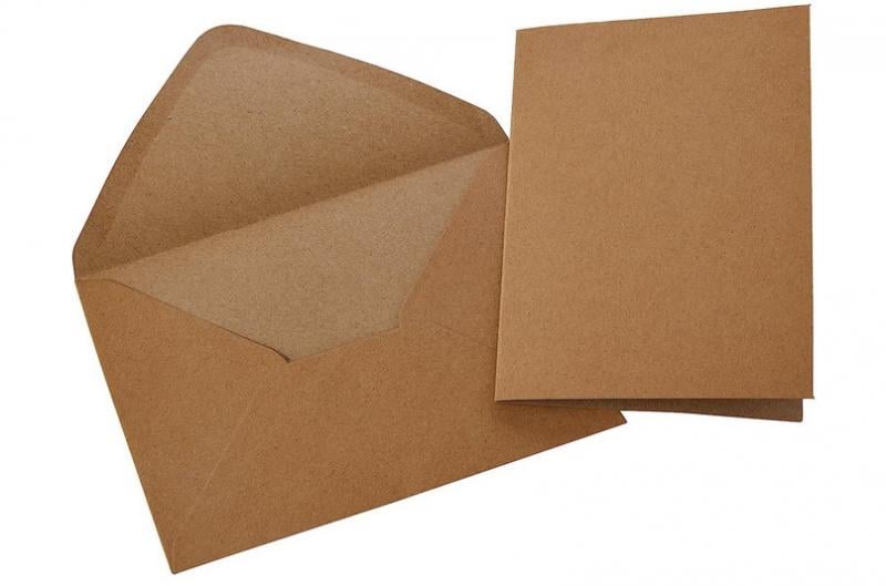 Cards & Envelopes A6 Kraft