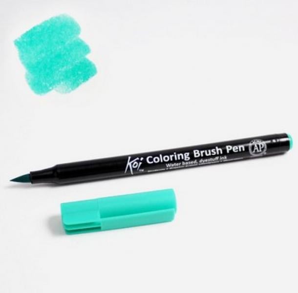 Koi Brush Pen - Blue Green Light