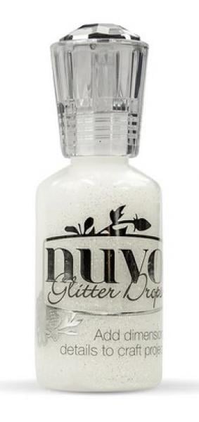 Nuvo โข Glitter drops White blizzard