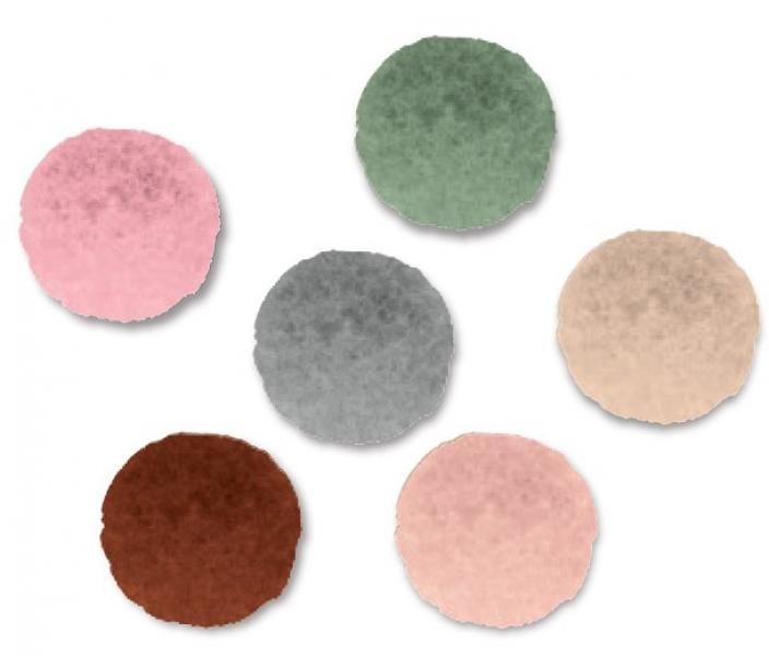 Pompons 4 cm col.naturali