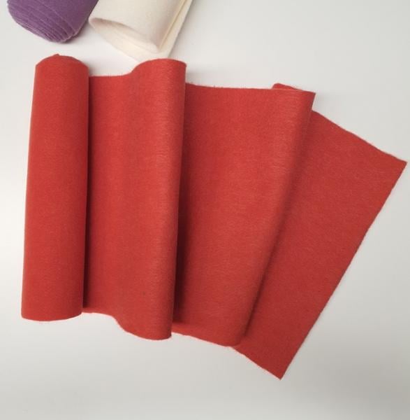 Corallo panno lana 150x30