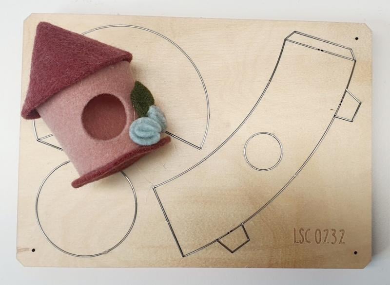 Mini casetta uccellini