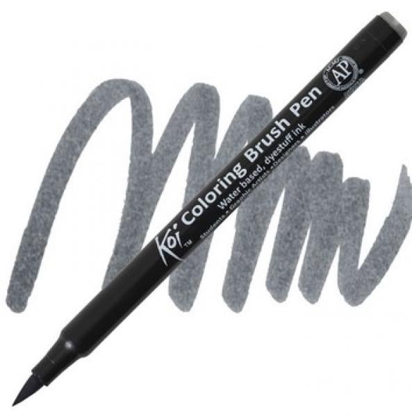 Koi Brush Pen - Dark Cool Gray