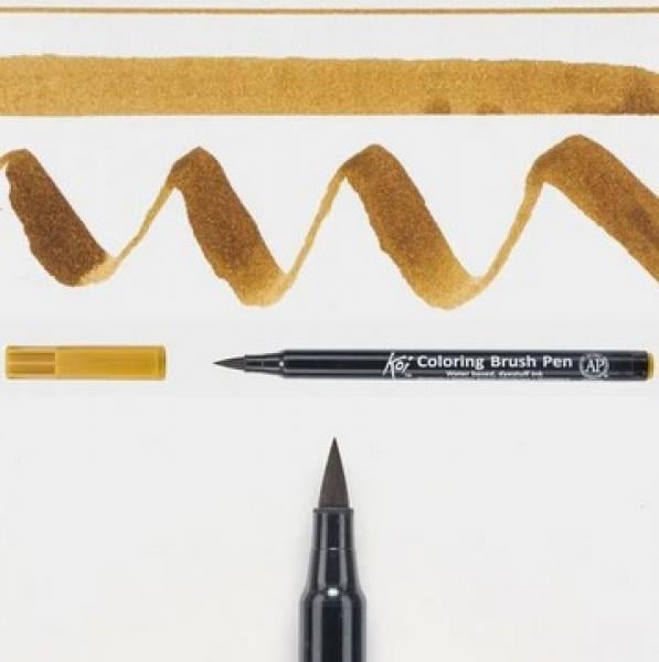 Koi Brush Pen - Raw Umber