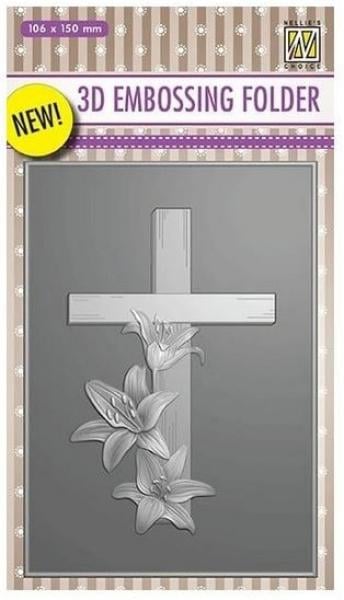Embossing Croce con giglio