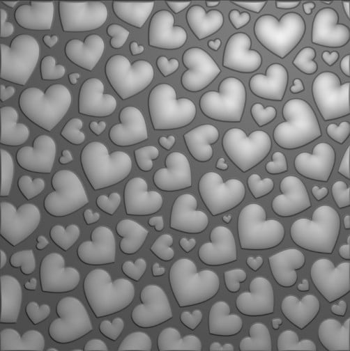 Embossing 3D Pop Up Hearts