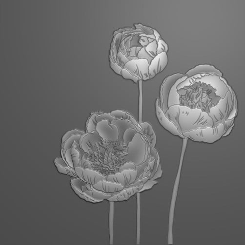 Embossing 3D Flower EF3D108