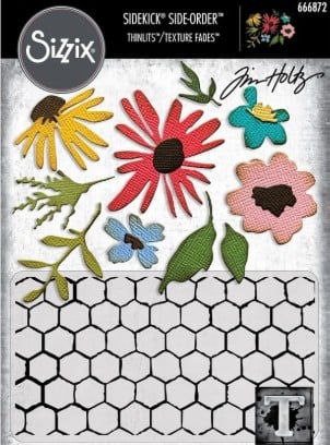 Embossing + Cut Fiori Sizzix 666872