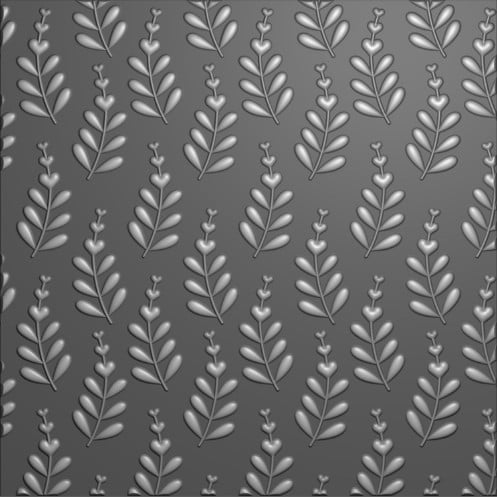 Embossing 3D Heart Branches