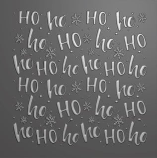 Embossing 3D HoHoHo
