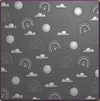 Embossing 3D Rainbow