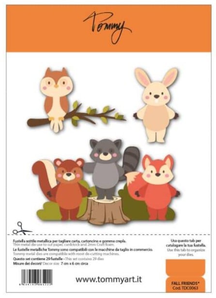 Fustella Sottile Tommy Fall Friends