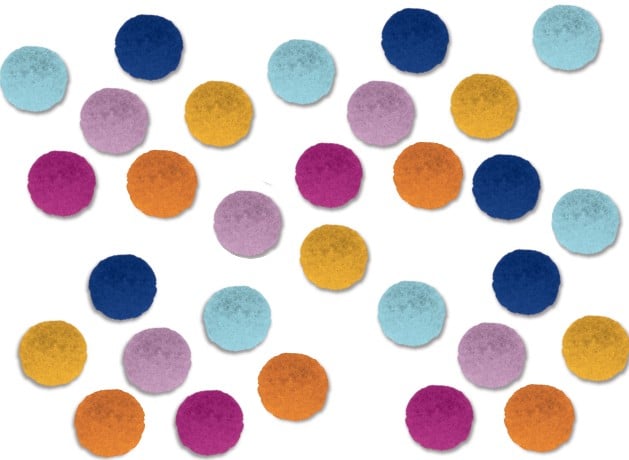 Pon Pon 1.5 cm Vivaci