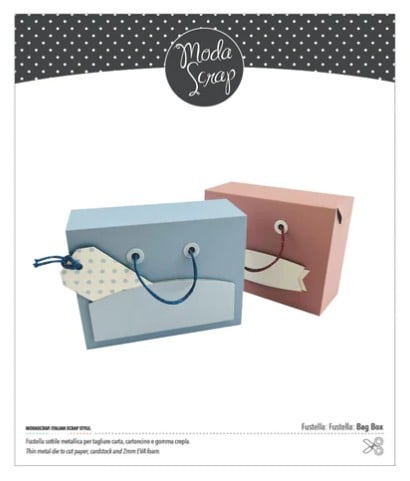 Fustella Sottile Moda Scrap Bag Box