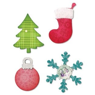 Fustella Sizzix Decorazioni Natalizie A10599