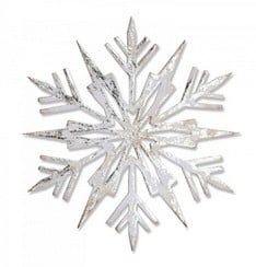 Fustella Sizzix Fiocco di Neve Ghiacciato Tim Holtz 663109