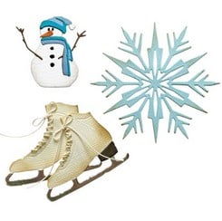 Fustella Sottile Sizzix Inverno  666717